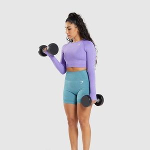 Gymshark Vital Seamless Cropped Long Sleeve